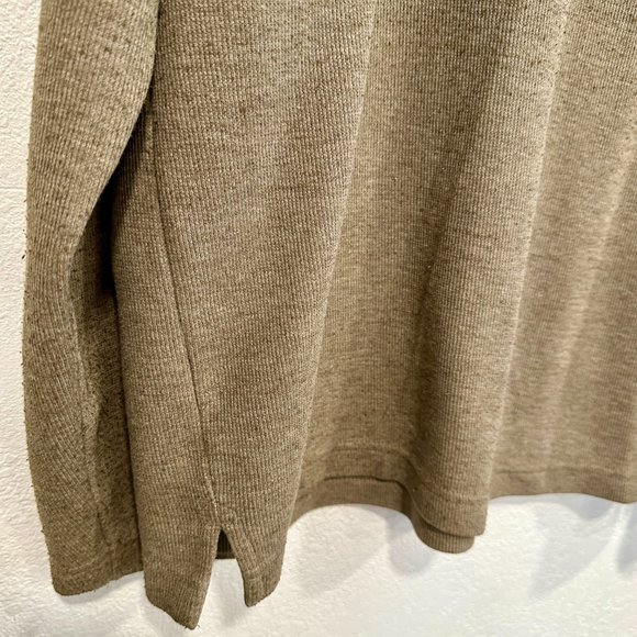 JOE Joseph Abboud 1/4 Zip Pullover Sweater Light Brown Long Sleeves Mens Size XL - Picture 5 of 5